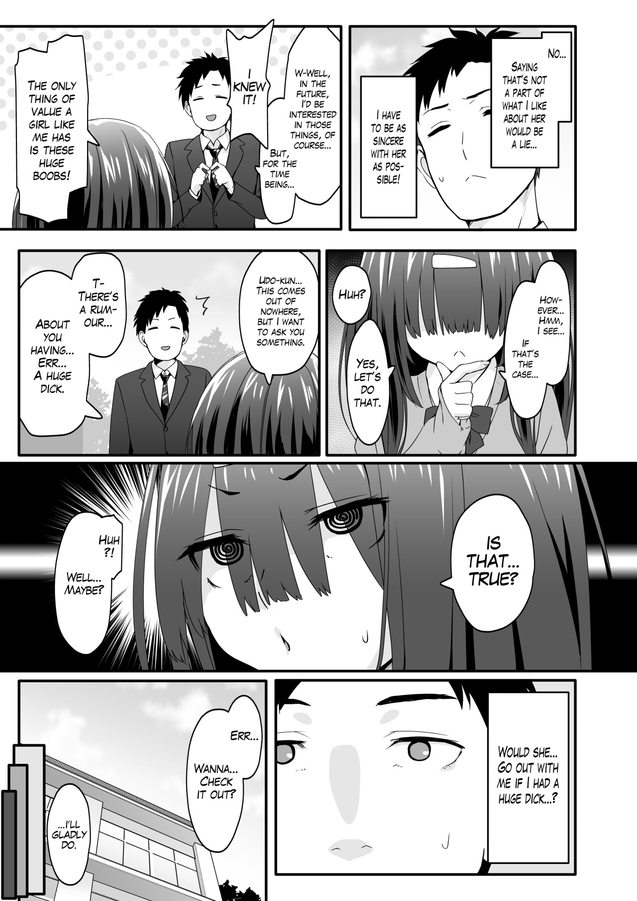 Hentai Manga Comic-Please Forgive this Gloomy Girl for Being Such a Huge Pervert-Read-4